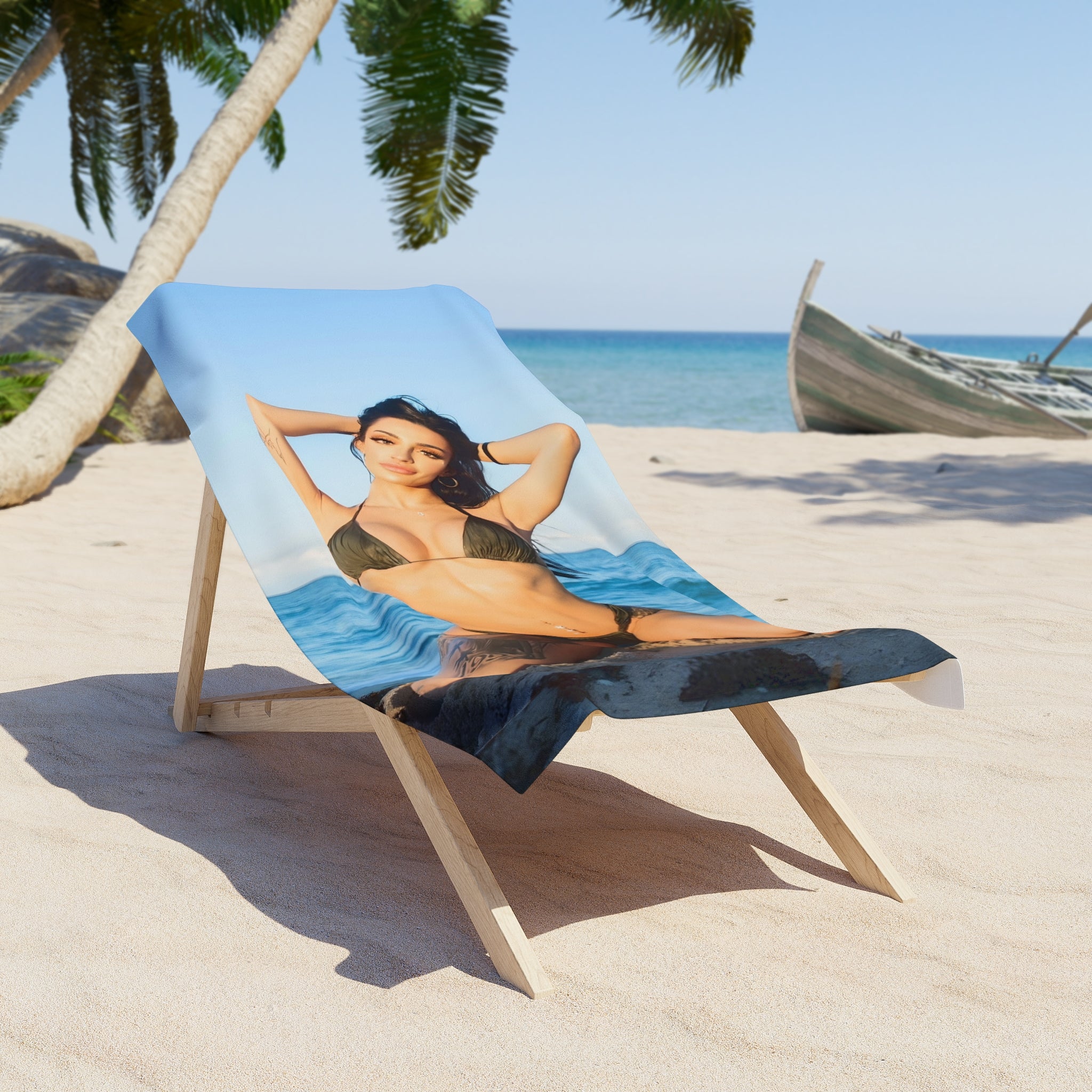 Dripped in Lexii – Signature Beach Towel