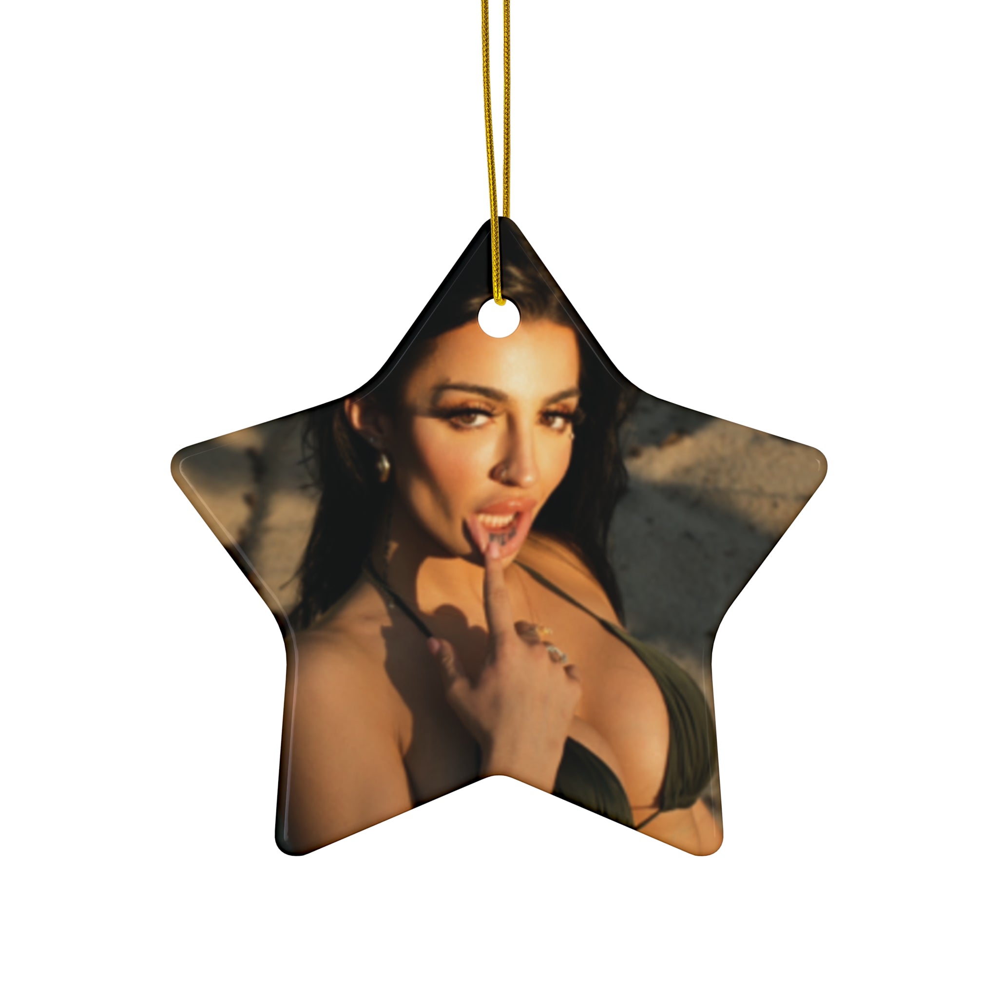 Ceramic Ornament — Lexii Luxe Photo Edition (4 Shapes)