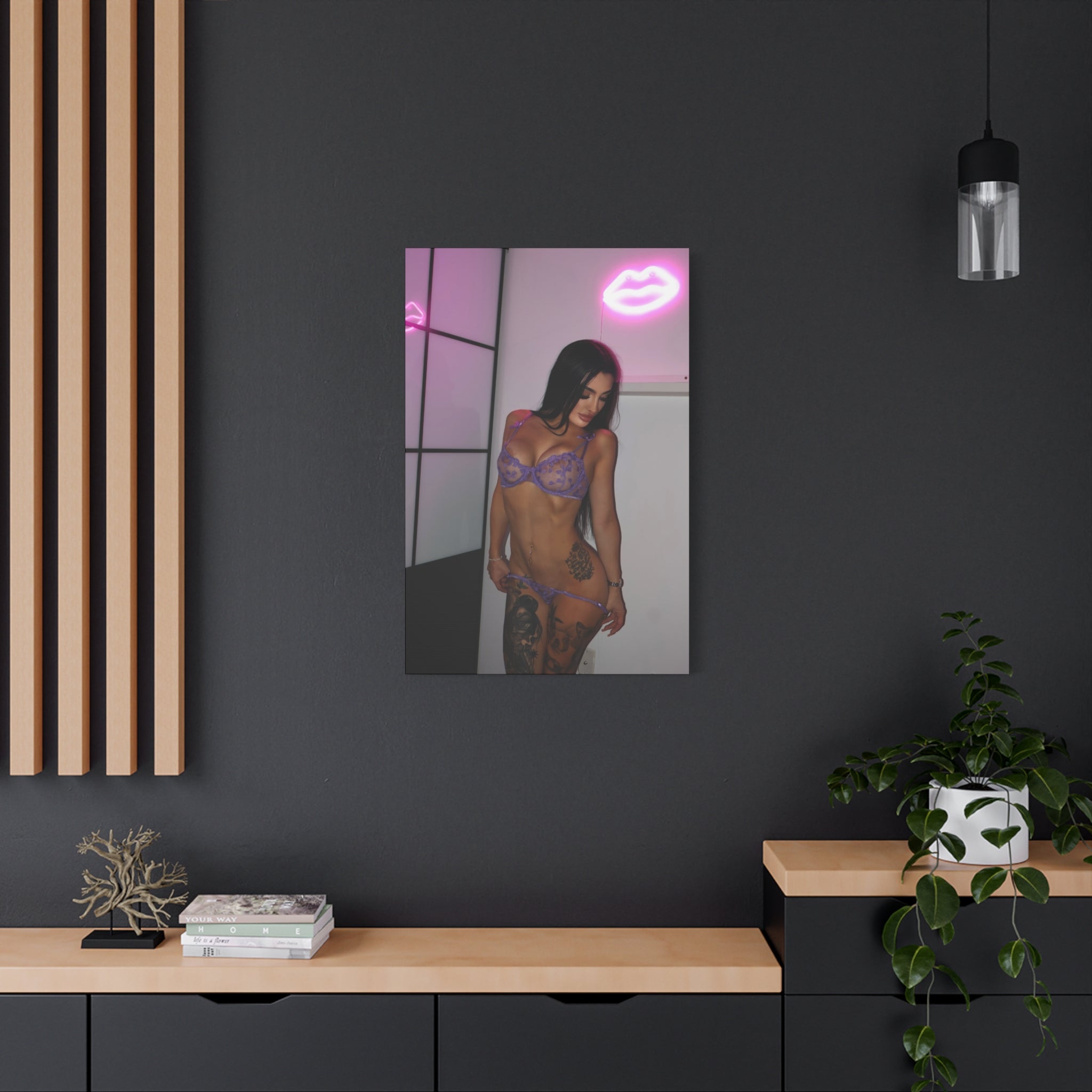 Matte Canvas Art Print — Lexii Signature Seduction Series