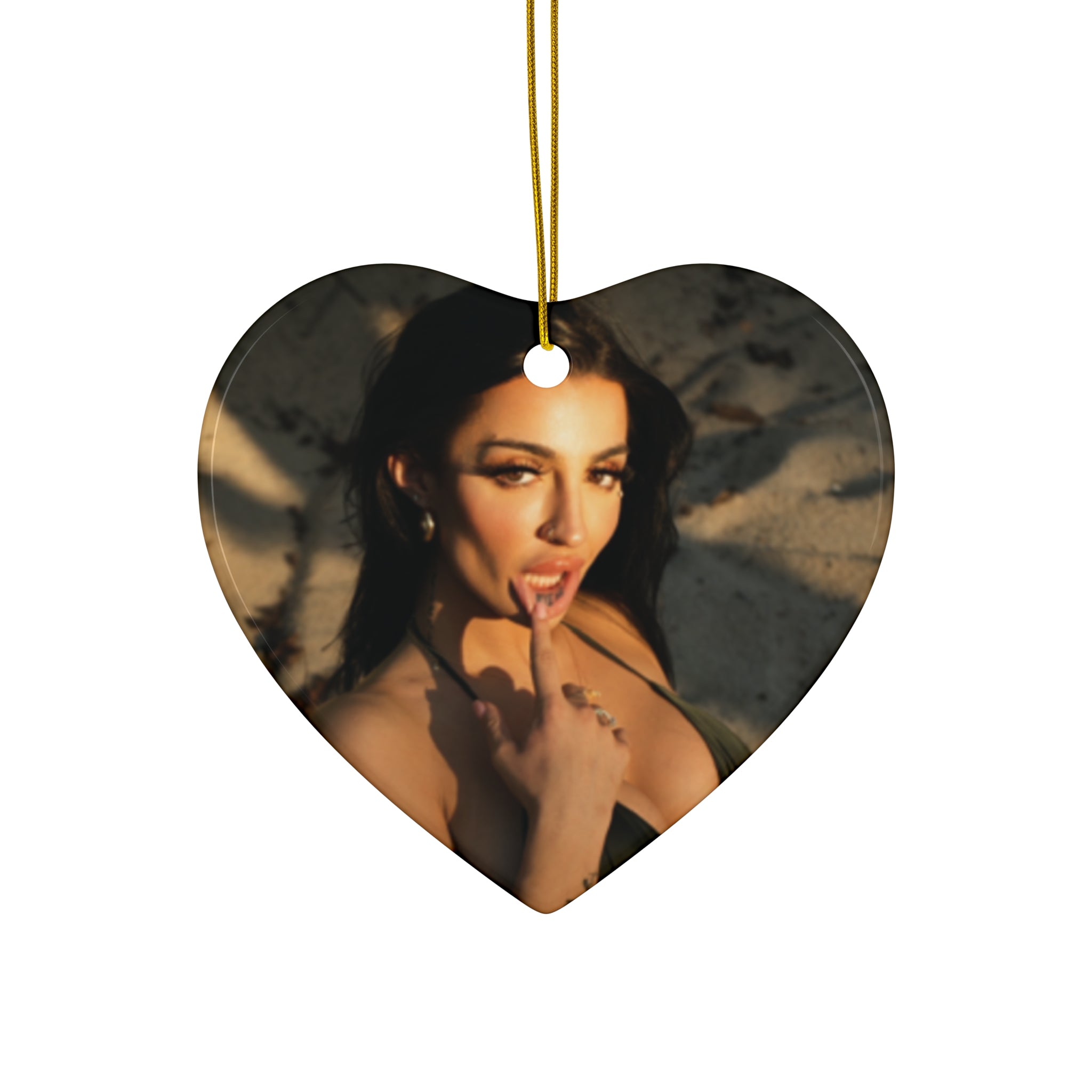 Ceramic Ornament — Lexii Luxe Photo Edition (4 Shapes)