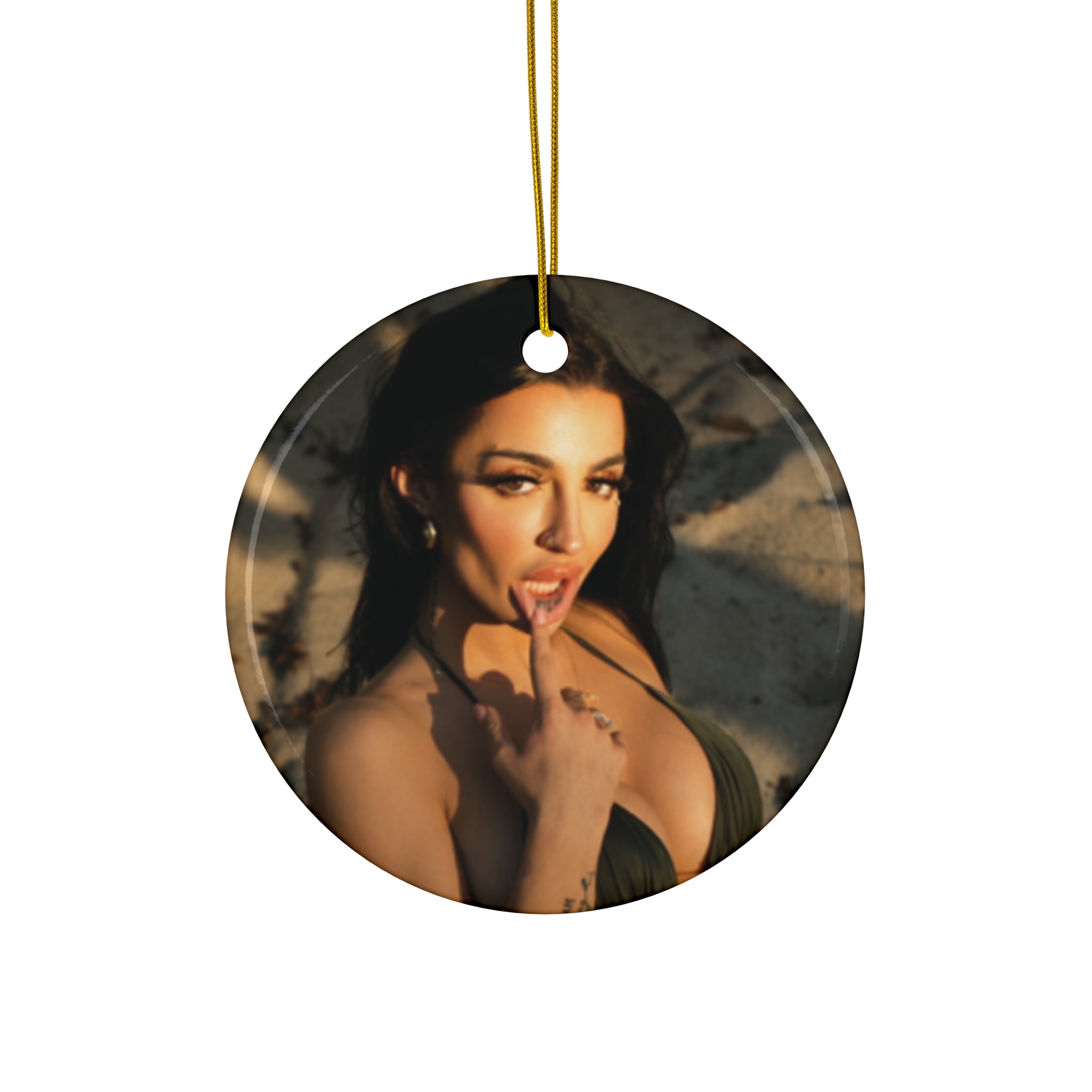 Ceramic Ornament — Lexii Luxe Photo Edition (4 Shapes)