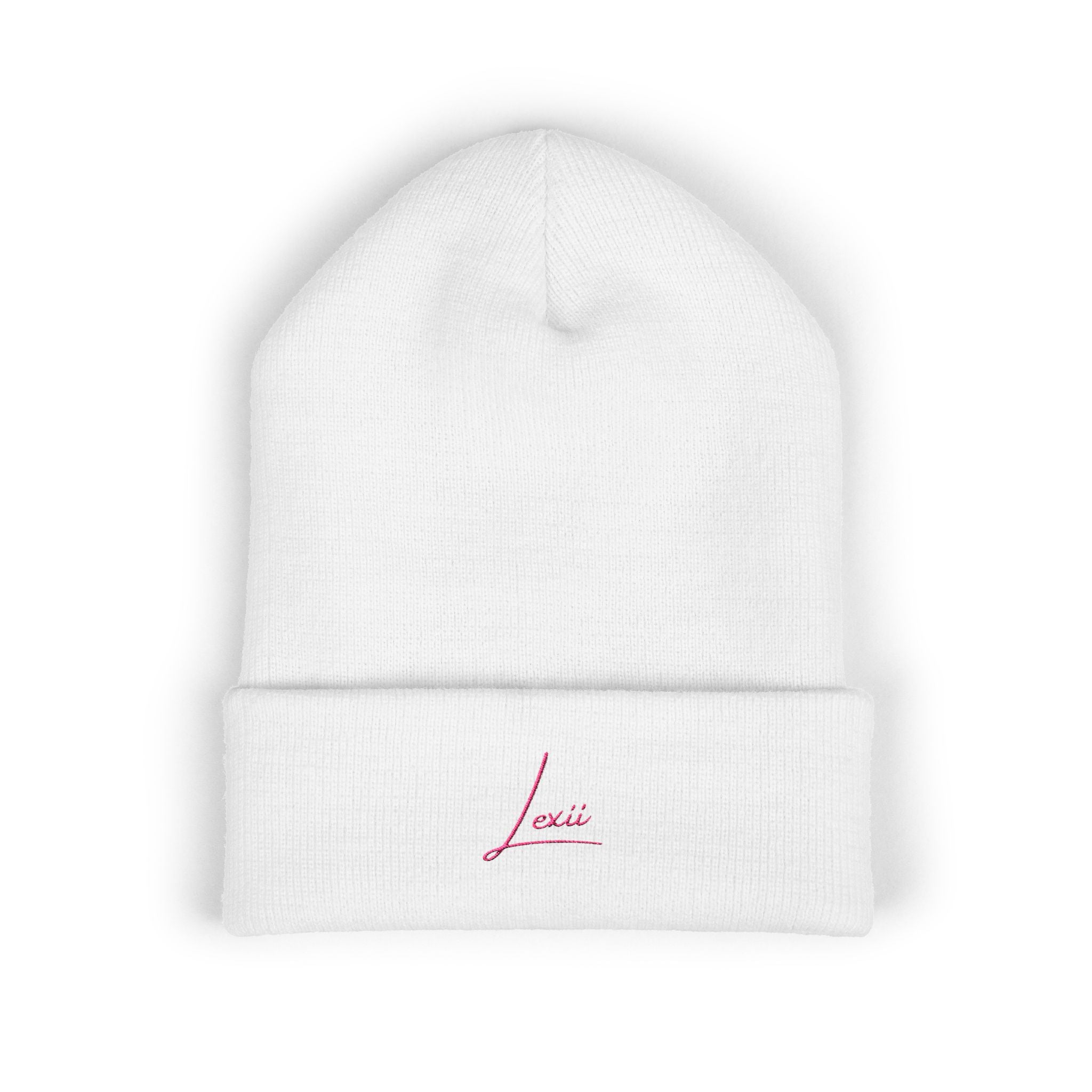 Embroidered Lexii Cuffed Beanie