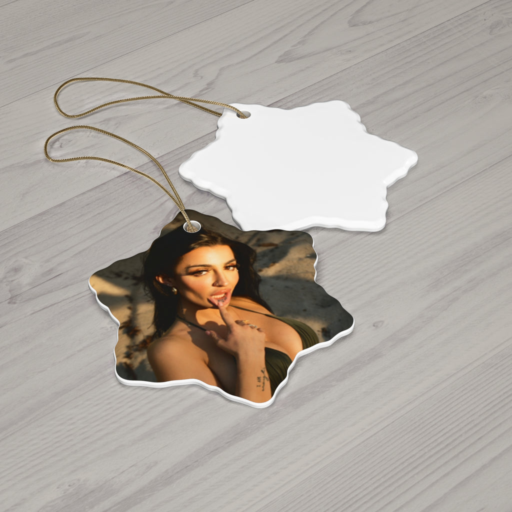 Ceramic Ornament — Lexii Luxe Photo Edition (4 Shapes)