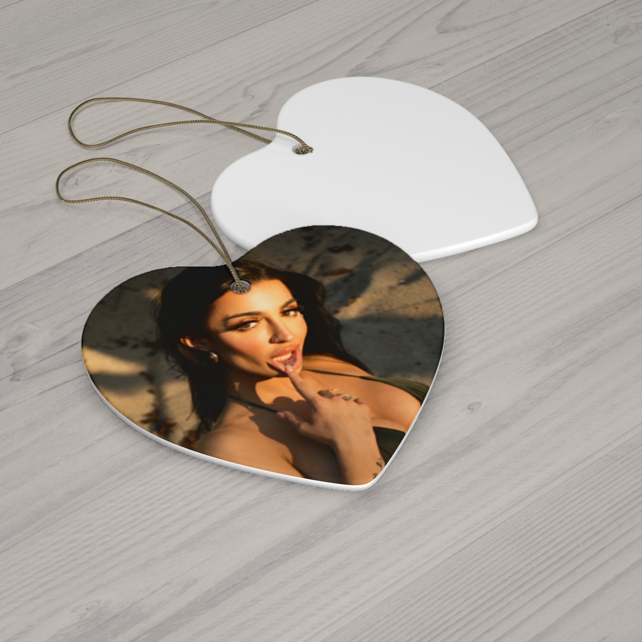 Ceramic Ornament — Lexii Luxe Photo Edition (4 Shapes)