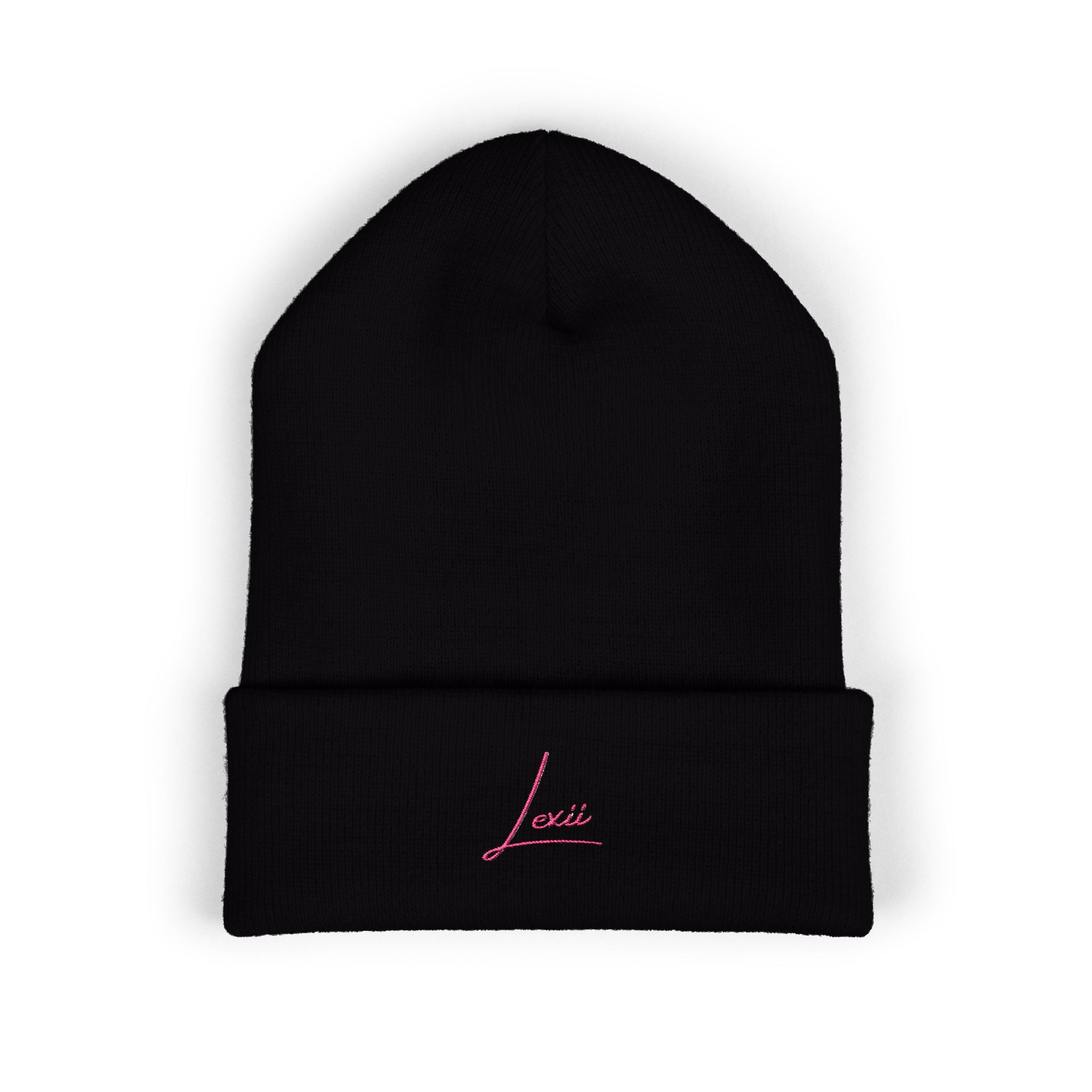 Embroidered Lexii Cuffed Beanie