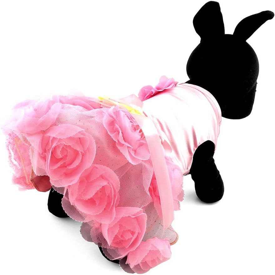 Dog Dress,Dog Wedding Dress,Dog Birthday Dress,Dog Tutu Dress