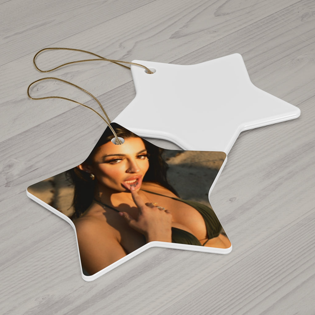 Ceramic Ornament — Lexii Luxe Photo Edition (4 Shapes)