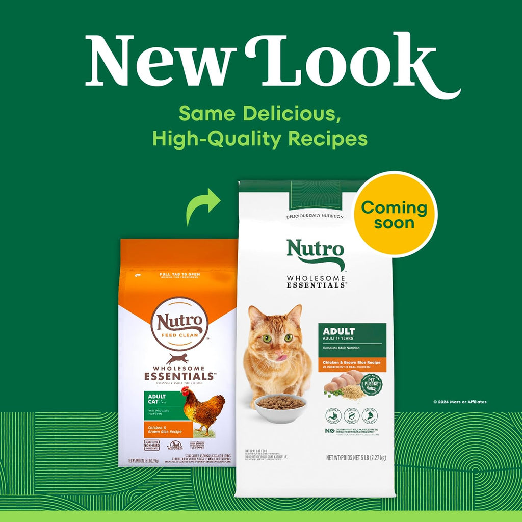 Wholesome Essentials Adult & Senior Dry Cat Food, Chicken